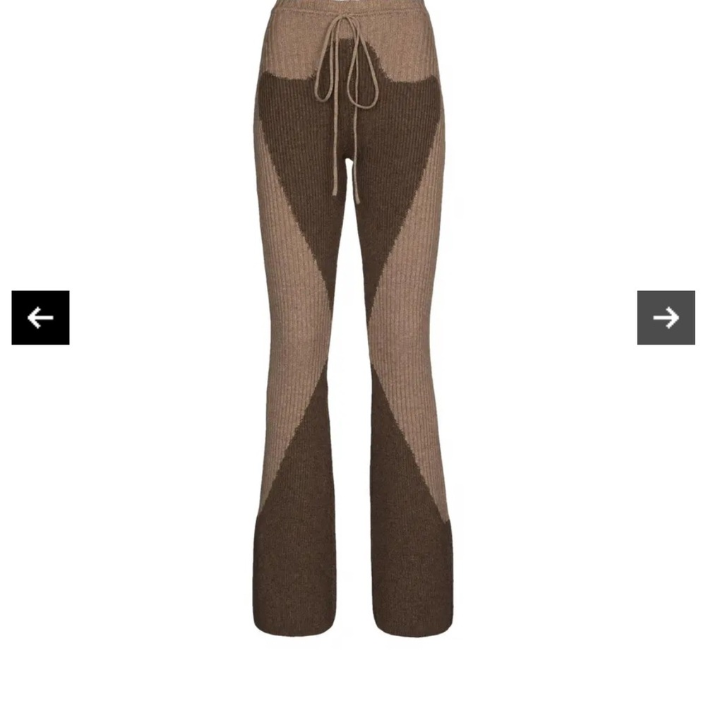 Danielle Guizo Zine Rib Pants in Medium. Never worn